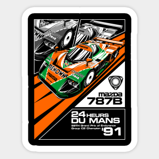 Mazda 787B DuMans '91 Sticker